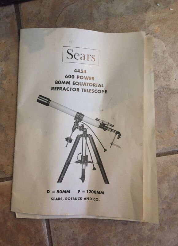 Vintage Sears F=450mm